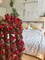 Artificial Rose Rattan Garland Fake Rose Vine Hanging Rose Ivy Red Flowers Home Hotel Office Wedding Party Garden Craft Art Decoration